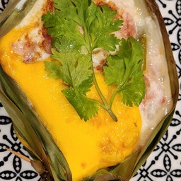 จิ้นส้มหมกไข่ (แหนมหมกไข่)