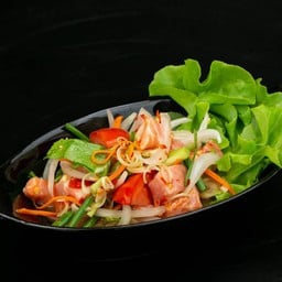 ยำแซลมอน(น้ำยำไทย)