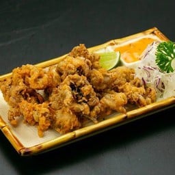 หนวดปลาหมึกทอด