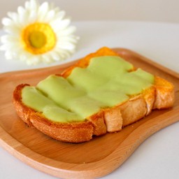 ปังแผ่นสังขยาใบเตย