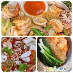 ครัวโอปอล์ กุ้งอบวุ้นเส้น&ยำ&สุกี้ เสนาวิลล่า8 พระยาสุเรนทร์42