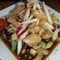 ตำแคปหมู
