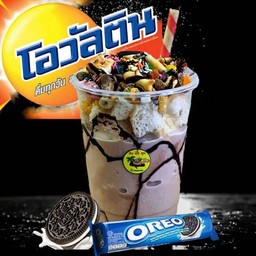 ปังเย็นโอวัลตินปั่นโอริโอ้