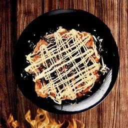 พิซซ่าญี่ปุ่นหน้าเห็ดออเรนจิ / Okonomiyaki Eryngii / 禦好燒杏鮑菇 /お好み焼きエリンギ ⭐️⭐️