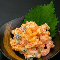 สลัดปูอัดไข่กุ้ง