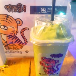ชาเขียวนมปั่น