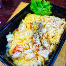 ข้าวไข่ข้นกุ้งเน้นๆ