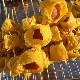 Fried Sausage Dumplings