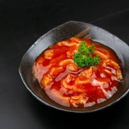 ครีบหอยเชลล์ซอสพริกซาชิมิ