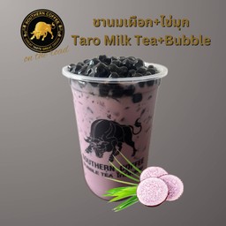 ชานมเผือก+ไข่มุก (Taro Milk Tea+Bubble)
