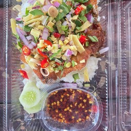 ข้าวปลาทอดลุยสวน