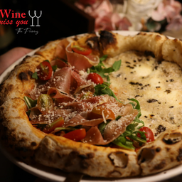 Pizza Prama Ham Half 4 Cheese