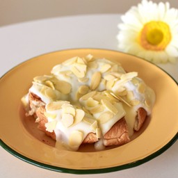 ปังกลมนมฮอกไกโดอัลมอนด์