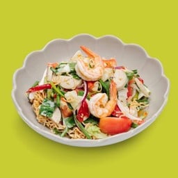 ยำมาม่าทรงเครื่อง  -  Spicy Instant Noodle Salad