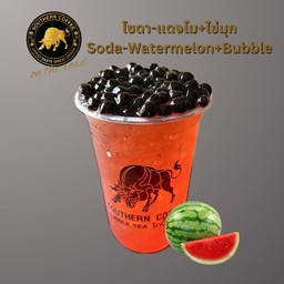 แตงโมโซดา+ไข่มุก (Watermelon Soda+Bubble)