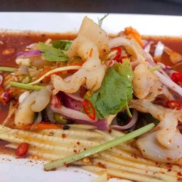 ยำแมงพรุนน้ำยำทางร้าน