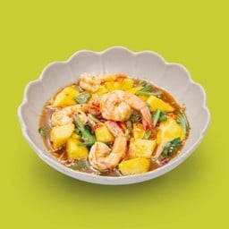 ตำมะม่วงกุ้งสุก - Sweet Mango Salad With Cooked Prawns