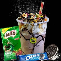 ปังเย็นไมโลปั่นโอริโอ้