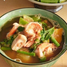 แกงเลียงกุ้งสด