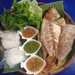 เมี่ยงปลาทับทิมเผาxxl