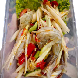 ตำกุ้งสด รสแซ่บ