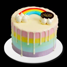 ใหม่! พาสเทล เรนโบว์เค้ก (5 นิ้ว)