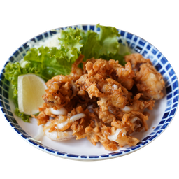 หนวดปลาหมึกทอดคาราเกะ