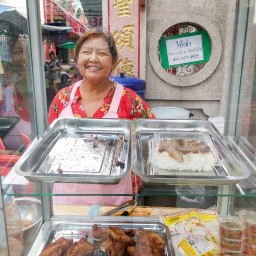 ข้าวหมูทอด