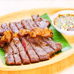 เนื้อย่างจิ้มแจ๋ว(เนื้อโคขุน)