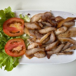 คอหมูย่างทองคำตำแซ่บ