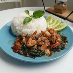 กะเพราะกุ้ง