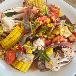 ตำข้าวโพดทะเล (สด)