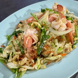 กุ้งผัดวุ้นเส้น