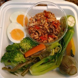 ชุดน้ำพริกปลาทูตำแห้ง