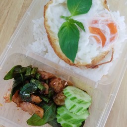 ข้าว+ผัดพริกเผา