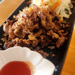 ไส้อ่อนทอดกระเทียม