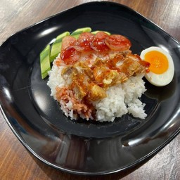 ข้าวหมูกรอบ