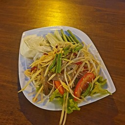 ส้มตำกุ้งสด