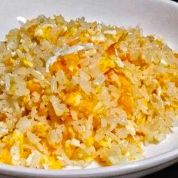 ข้าวผัดไข่ไม่ใส่เนื้อสัตว์ไม่ใส่ผัก