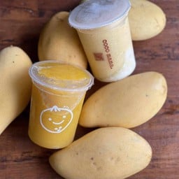 สมูทตี้โยเกิรติ์ม่วงน้ำดอกไม้