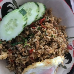 ข้าวผัดกะเพราหมูคลุก