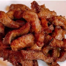 หมูทอดเทอริยากิราดข้าว