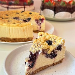 Blueberry cheese cake crumble