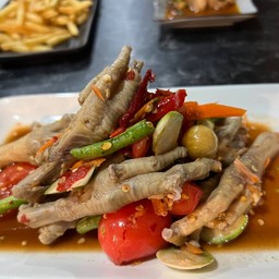 ตำตีนไก่