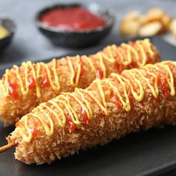 คอร์นด๊อก  ไส้กรอกอย่างเดียว  ไม่มีชีส