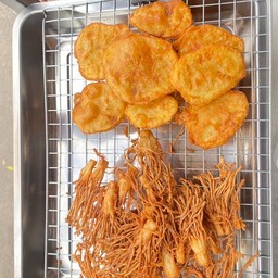 เห็ดเข็มทอด