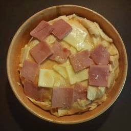 ข้าวไข่ข้นแฮมชีส