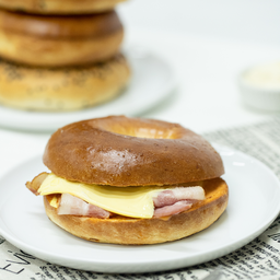 Bacon Cheddar Bagel