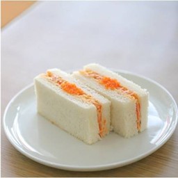 Crab Stick and Ebiko Sandwich