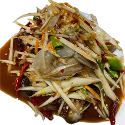 ส้มตำ ลาบน้ำตก น้องเอิร์น เจ้าเก่าตลาดสินไพบูลย์